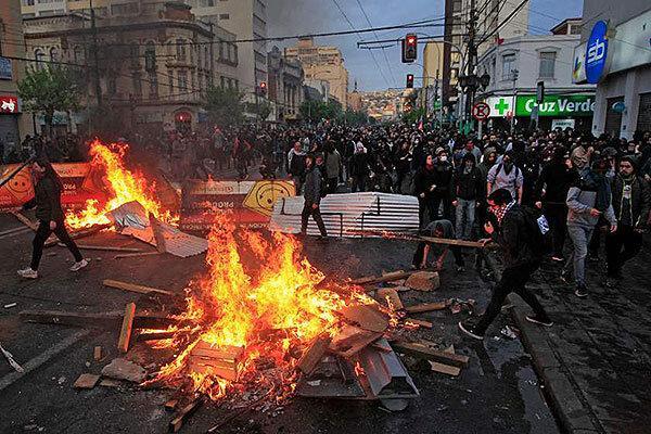 شیلی؛ 5 هفته ناآرامی، 26 کشته