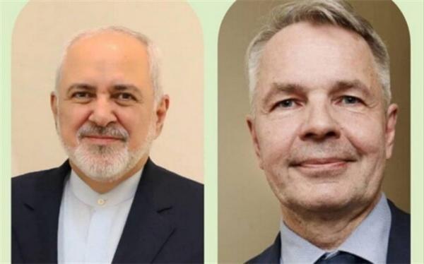 ظریف از وزیر خارجه فنلاند برای سفر به تهران دعوت کرد